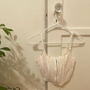 Cider corset white never worn NWT